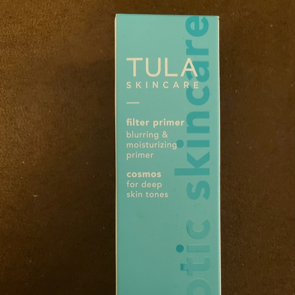 NIB TULA Skincare Filter Primer Supersize- Cosmo (Deep)